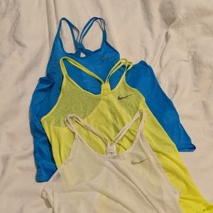 3 sheer running tanks.